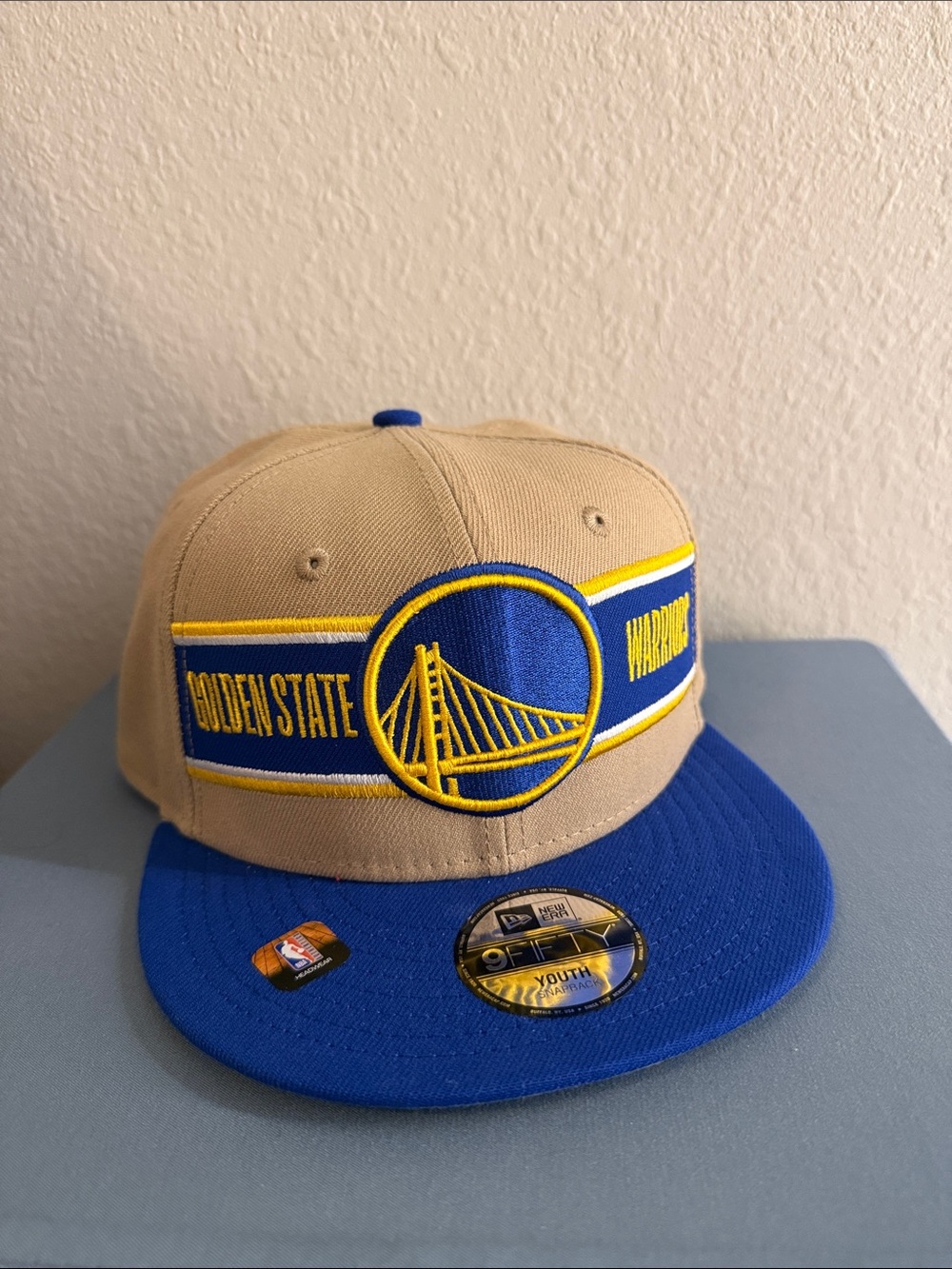 Golden State Warriors 2024 NBA Draft New Era Youth Snapback Hat